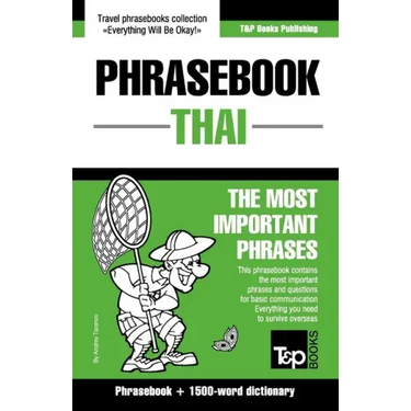 English-Thai phrasebook and 1500-word dictionary