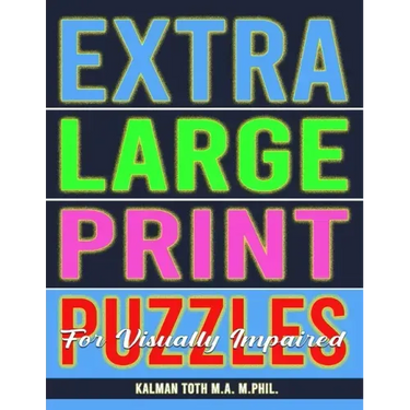 Extra Large Print Puzzles for Visually Impaired: 122 Giant Print Entertaining Themed Word Search Puzzles