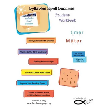 Syllables Spell Success Student Workbook