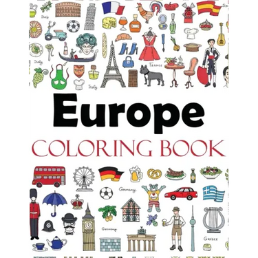 Europe Coloring Book