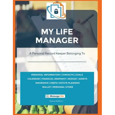 My Life Manager(c): A Complete Record Keeper & Log Book for Financial Planning, Money Management, Goal-Setting, Important Dates & More Rec