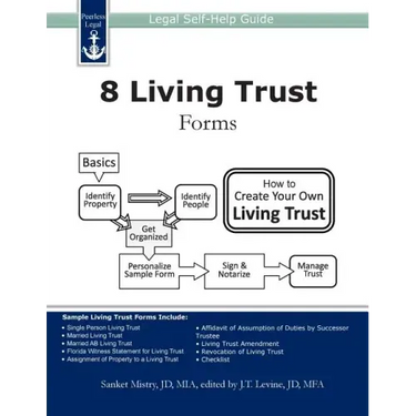 8 Living Trust Forms: Legal Self-Help Guide