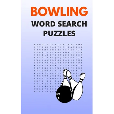 Bowling Word Search Puzzles: 5x8 Puzzle Book for Adults with Solutions