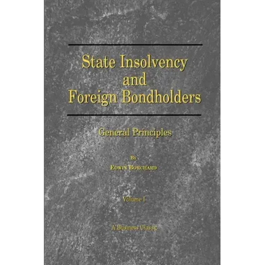 State Insolvency and Foreign Bondholders: General Principles
