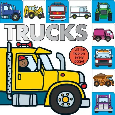 Lift-The-Flap Tab: Trucks: An Interactive Board Book for Little Fans of Trucks