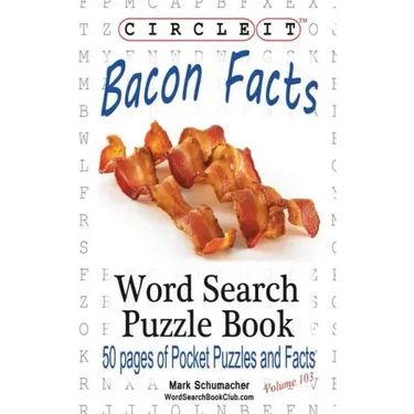 Circle It, Bacon Facts, Word Search, Puzzle Book