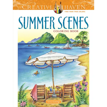 Creative Haven Summer Scenes Coloring Book