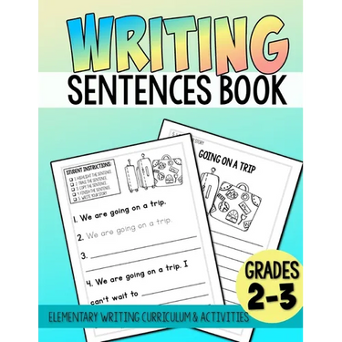 Elementary Writing Activities, Writing Sentences Book: Elementary Writing Curriculum