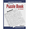 Large Print: Puzzle Book for Adults: 100 Medium Variety Puzzles (Samurai Sudoku, Kakuro, Minesweeper, Hitori and Sudoku 16x16)