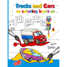 Trucks and cars coloring book