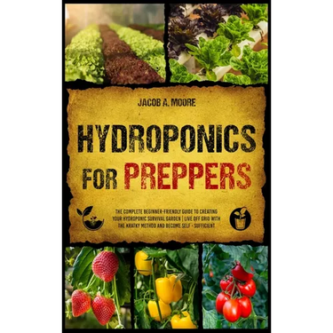 Hydroponics for Preppers: The Complete Beginner-Friendly Guide to Creating Your Hydroponic Survival Garden Live Off Grid with the Kratky Method