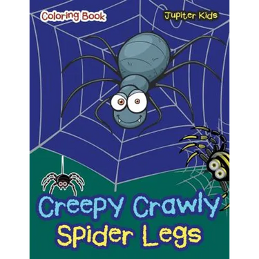 Creepy Crawly Spider Legs Coloring Book