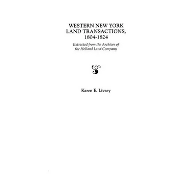 Western New York Land Transactions, 1804-1824