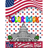 The Patriotic Kid COLOR BOOK: USA Coloring book