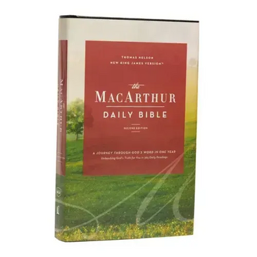 The Nkjv, MacArthur Daily Bible, 2nd Edition, Hardcover, Comfort Print: A Journey Through God's Word in One Year