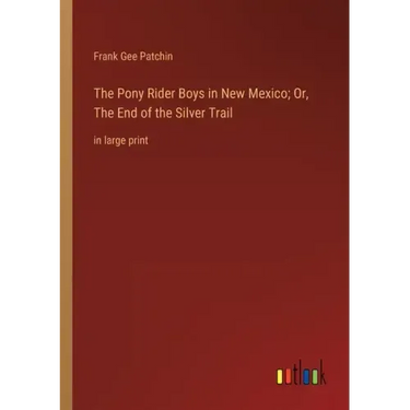 The Pony Rider Boys in New Mexico; Or, The End of the Silver Trail: in large print