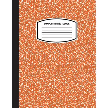 Classic Composition Notebook: (8.5x11) Wide Ruled Lined Paper Notebook Journal (Orange) (Notebook for Kids, Teens, Students, Adults) Back to School
