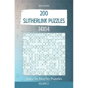 Slitherlink Puzzles - 200 Easy to Master Puzzles 14x14 vol.21