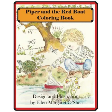 Piper and the Red Boat Coloring book
