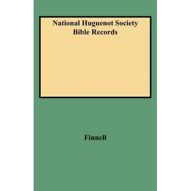 National Huguenot Society Bible Records