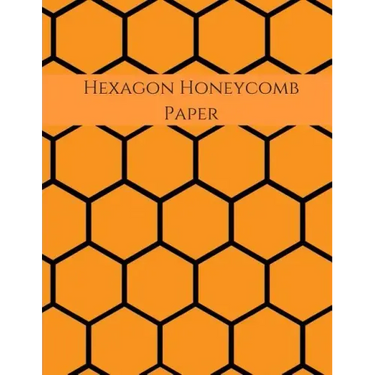 Hexagon Honeycomb Paper: Hex paper (or honeycomb paper), This Small hexagons measure .2" per side.100 pages, 8.5 x 11.GET YOUR GAME ON: -)