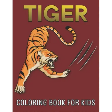 Tiger Coloring Book For Kids: cool Tiger Designs