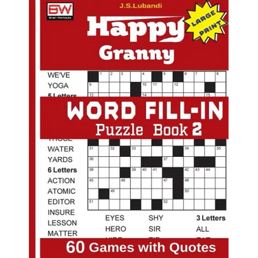 Happy Granny WORD FILL-IN Puzzle Book 2