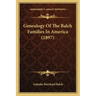 Genealogy of the Balch Families in America (1897)