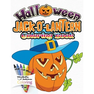 Halloween Jack-o'-lantern Coloring Book: The Perfect Halloween Gift for Toddlers and Young Children No Scary Pictures