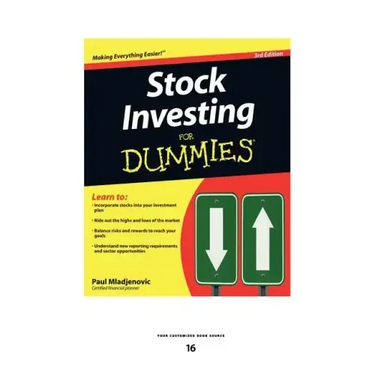 Stock Investing for Dummies (Large Print 16pt)