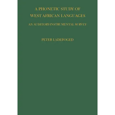 Phonetic Study of West African Languages