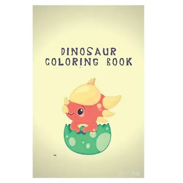 dinosaur coloring book: coloring book for kids 3-8 year old