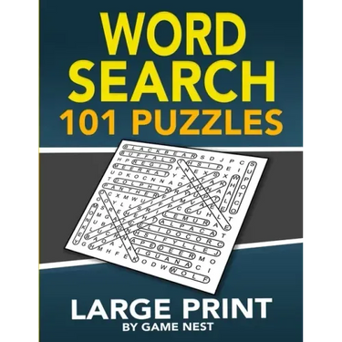 Word Search 101 Puzzles Large Print: Fun & Challenging Puzzle Games for Adults and Kids