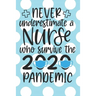 Never Underestimate a Nurse Who Survived the 2020 Pandemic: : A Notebook, Notepad or Journal for Nurses (Nurses, Nurse Practitioners, RN, BSRN, LPN, N