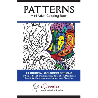 Patterns: Mini Adult Coloring Book
