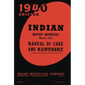 Indian Military Motorcycle Model 340 Manual of Care and Maintenance