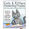 Cats & Kittens Handwriting Practice: Letter tracing, Vocabulary and Coloring Workbook for Kids