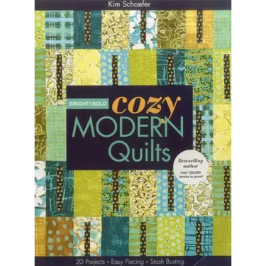 Bright & Bold Cozy Modern Quilts-Print-on-Demand-Edition: 20 Projects - Easy Piecing - Stash Busting