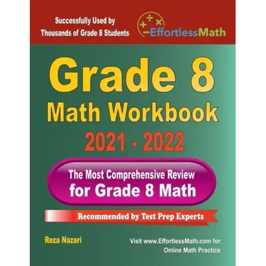 Grade 8 Math Workbook: The Most Comprehensive Review for Grade 8 Math