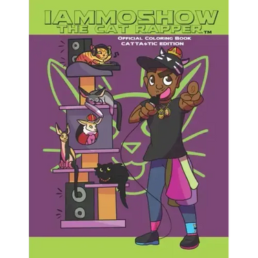 IAmMoshow The Cat Rapper Official Coloring Book: Cattastic Edition