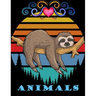 Animals: An adult coloring book: stress relieving designs