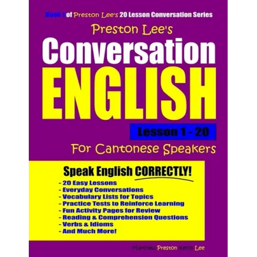 Preston Lee's Conversation English For Cantonese Speakers Lesson 1 - 20