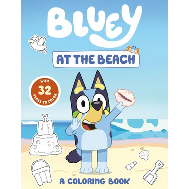 Bluey: At the Beach: A Coloring Book