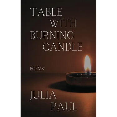 Table with Burning Candle