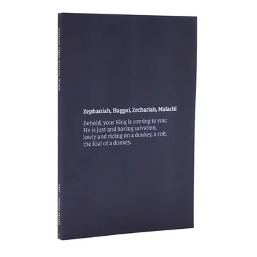 NKJV Bible Journal - Zephaniah, Haggai, Zechariah, Malachi: Holy Bible, New King James Version