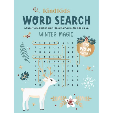 Kindkids Word Search Winter Magic: A Super-Cute Book of Brain-Boosting Puzzles for Kids 6 & Up