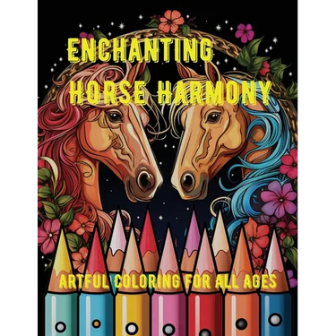 Enchanting Horse Harmony: Artful Coloring for All Ages
