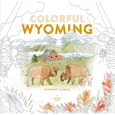 Colorful Wyoming Coloring Journal