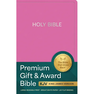 KJV Holy Bible: Premium Gift and Award Bible, Pink Imitation Leather: King James Version Bible