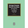 Orange County, North Carolina Inventories and Estates, 1800-1808